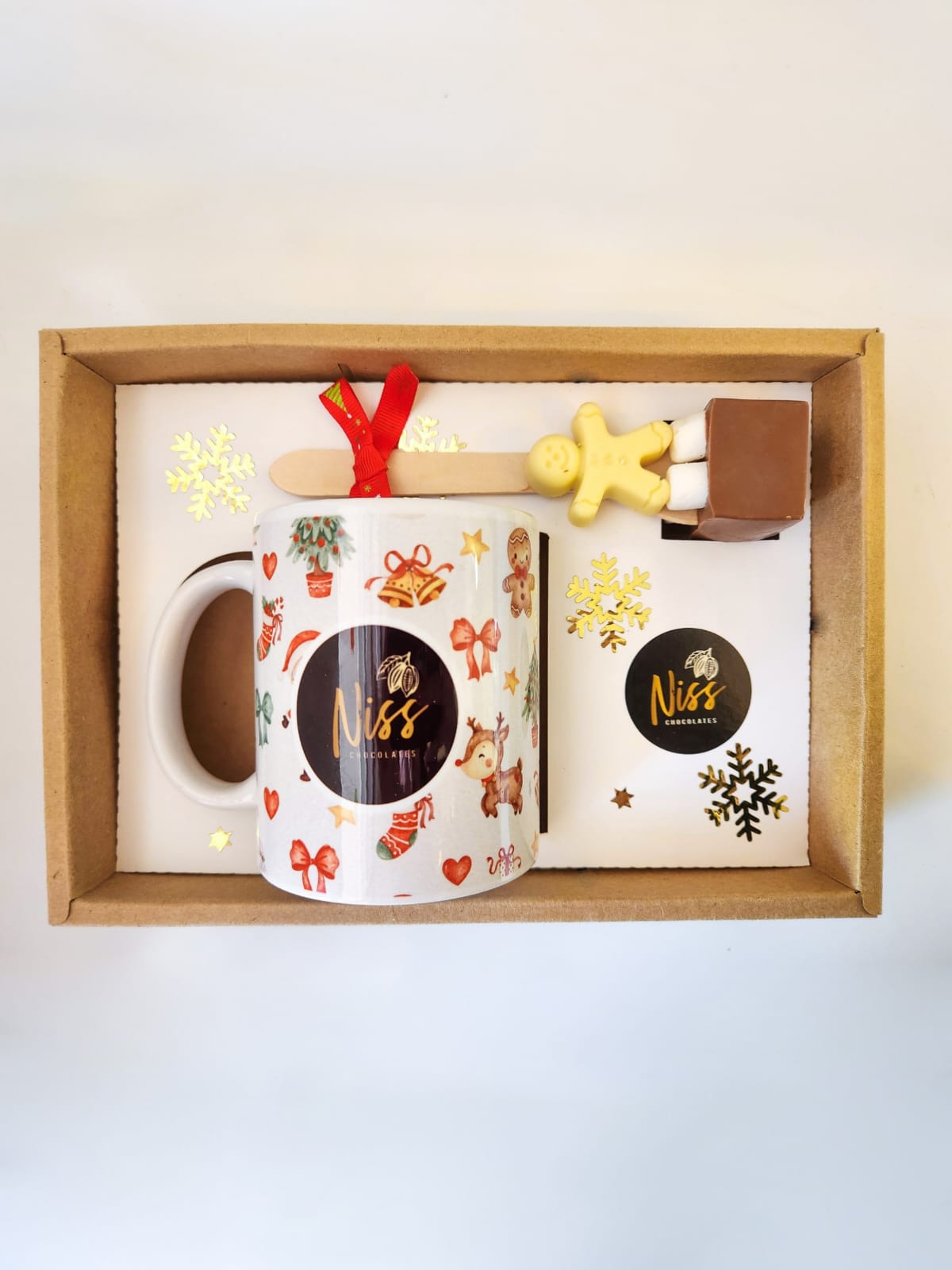 Box Submarino de Chocolate + Taza Navideña