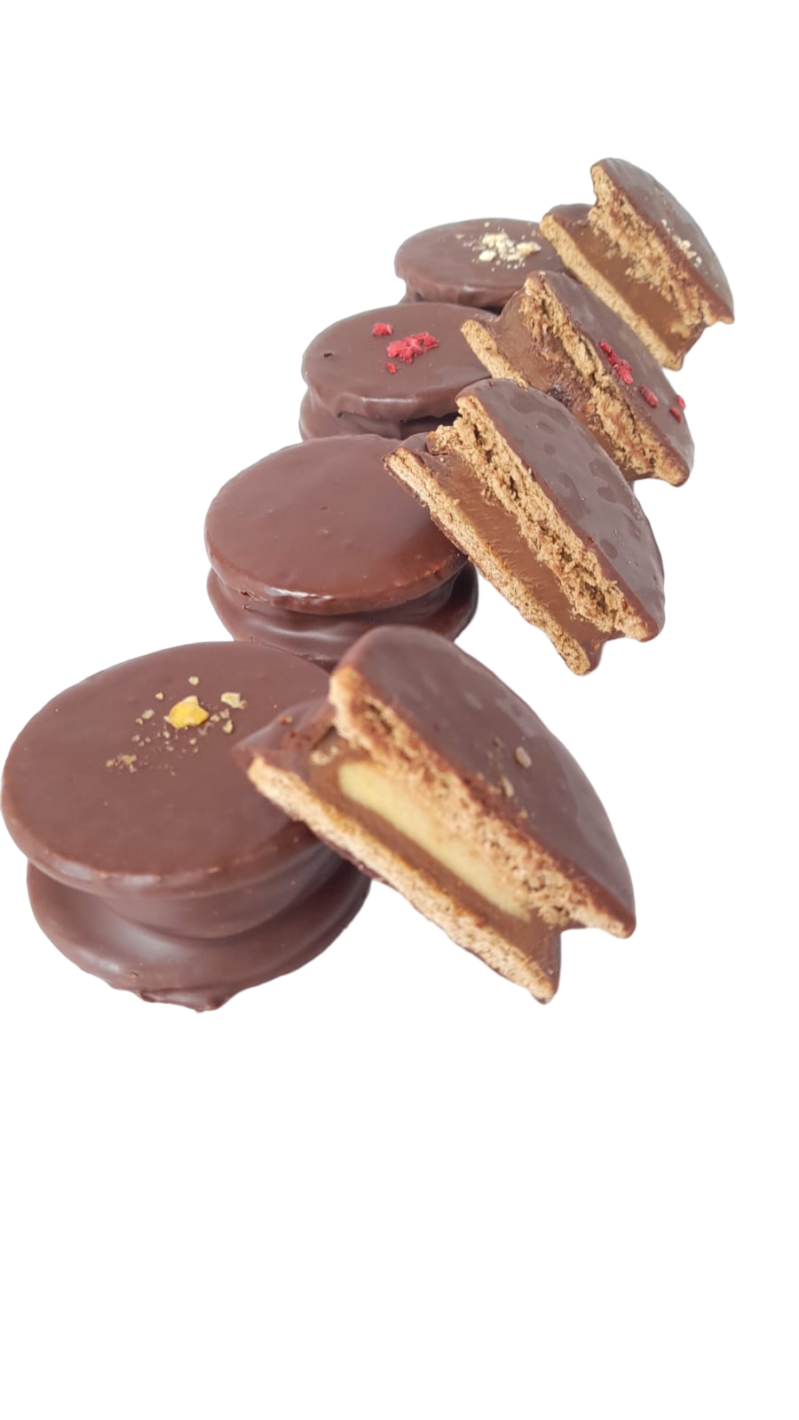 Alfajor Premium Manjar Frambuesa