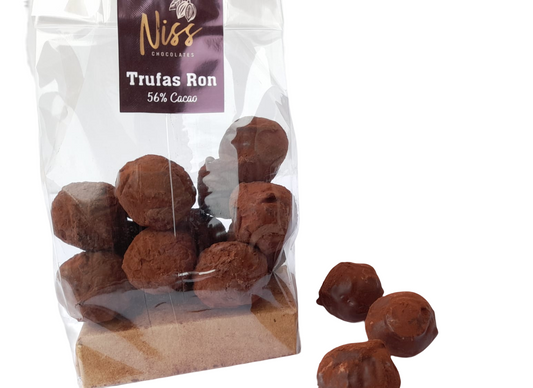 Trufas Ron 56% cacao